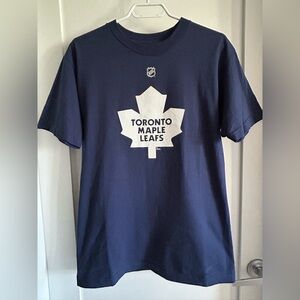 REEBOK Men’s Blue Maple Leaf T-Shirt